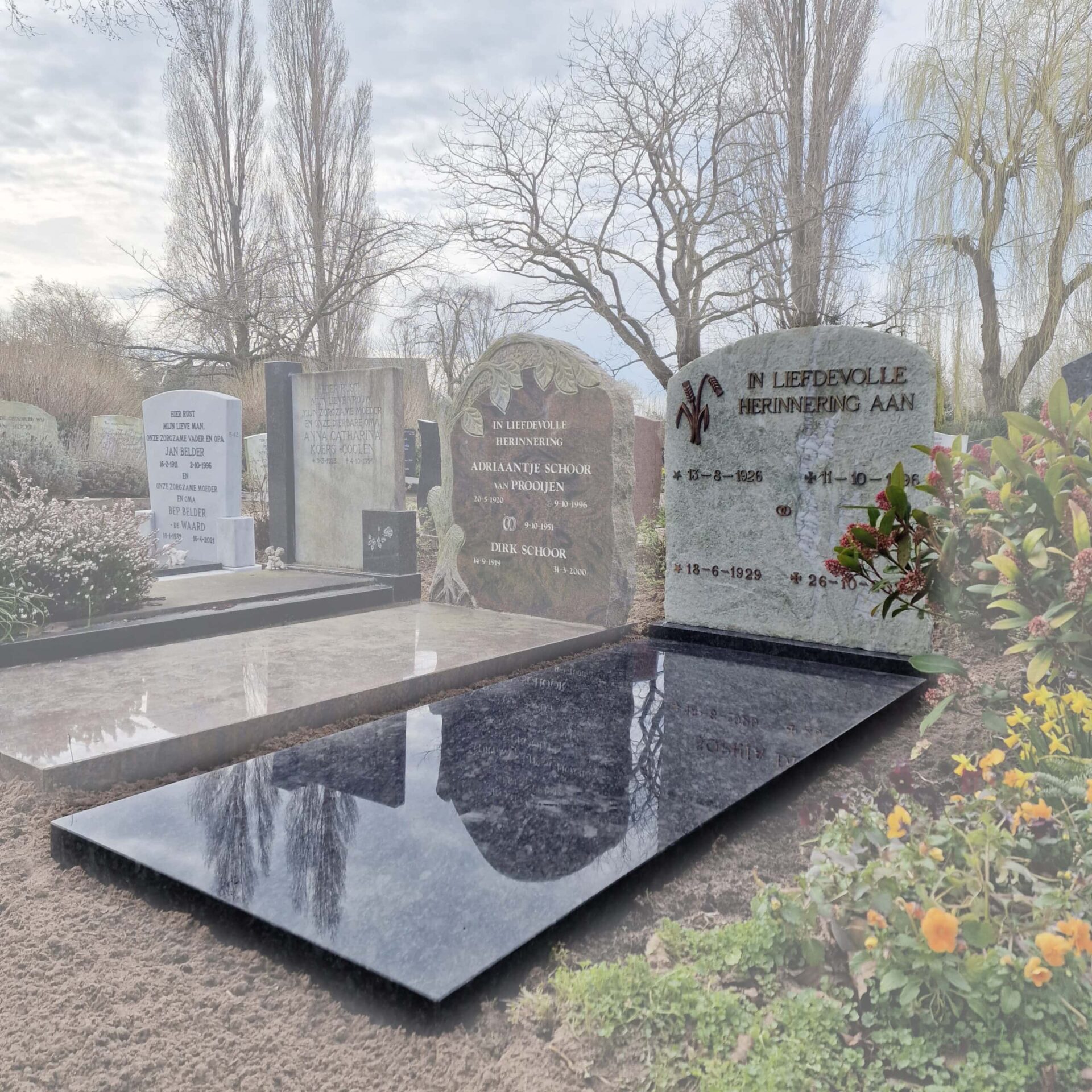 Onderhoudsvrij grafmonument