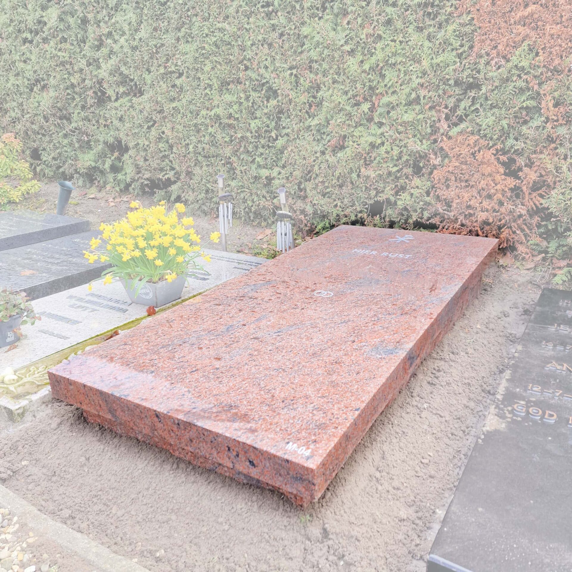 Eenvoudig grafmonument