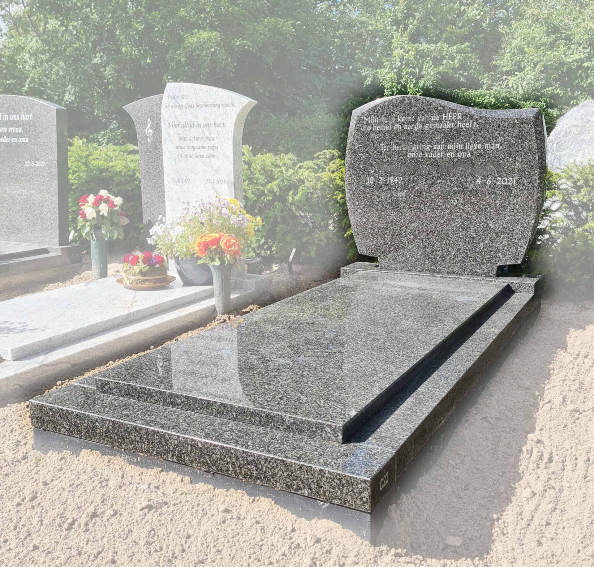 Elegant grafmonument