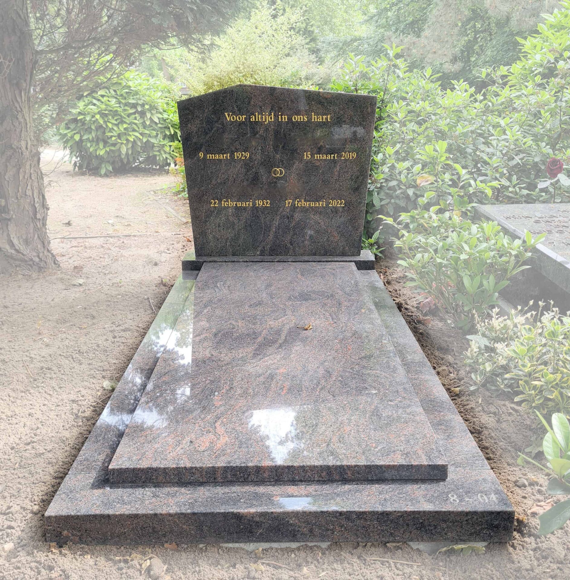 Eenvoudig grafmonument