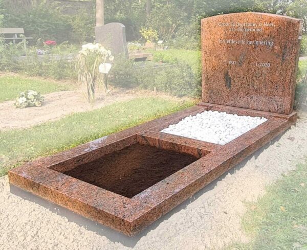 Eenvoudig grafmonument