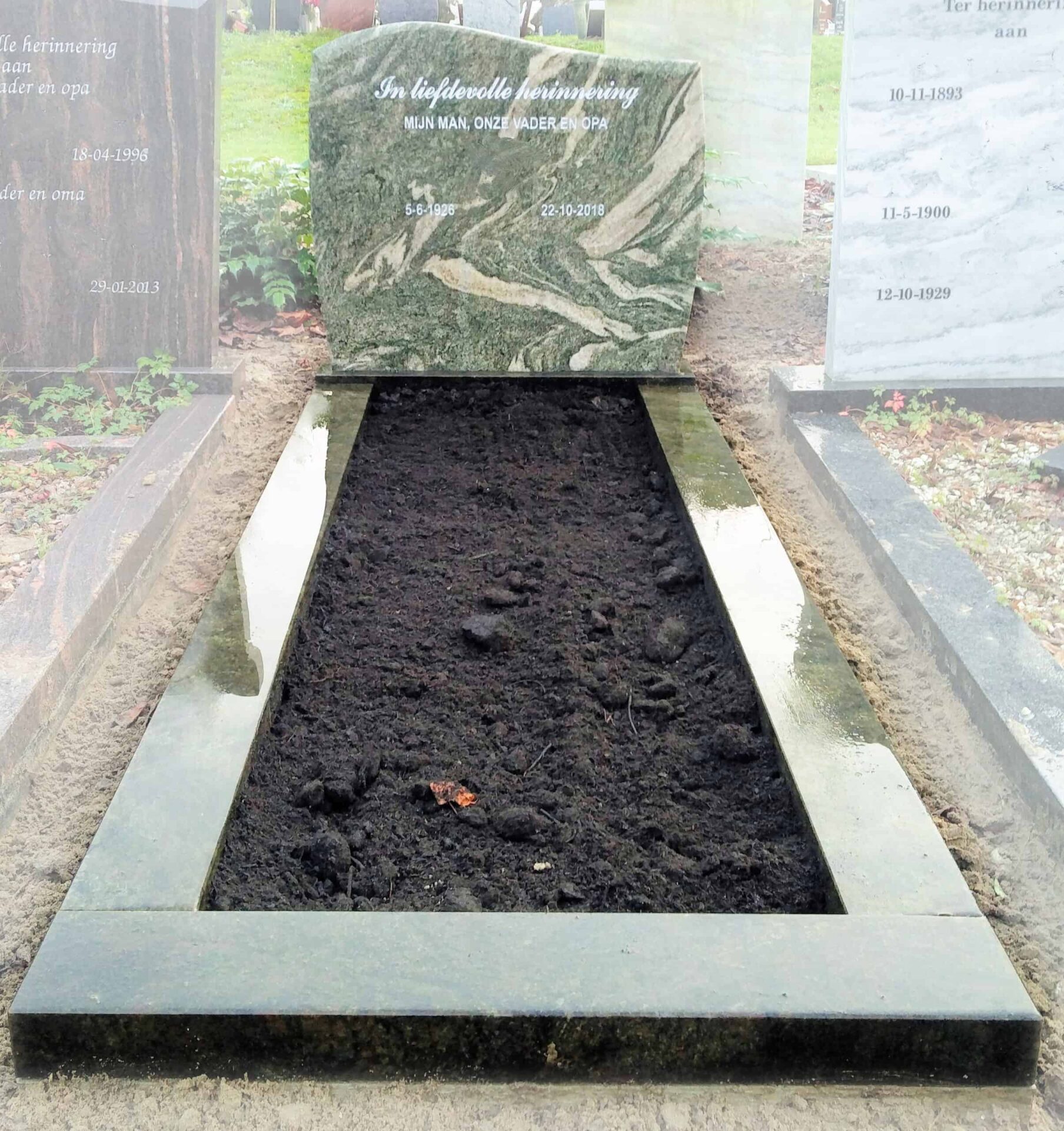 Eenvoudig grafmonument