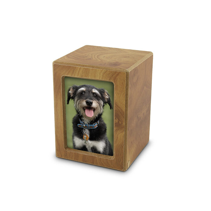 Houten foto urn - M